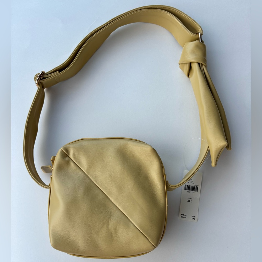 Maeve by Anthropologie light yellow shoulder purse
